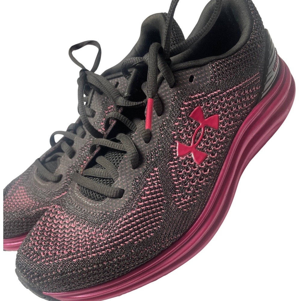 Under Armour Liquify Gray Lipstick Colorway Running Shoes Women's 8